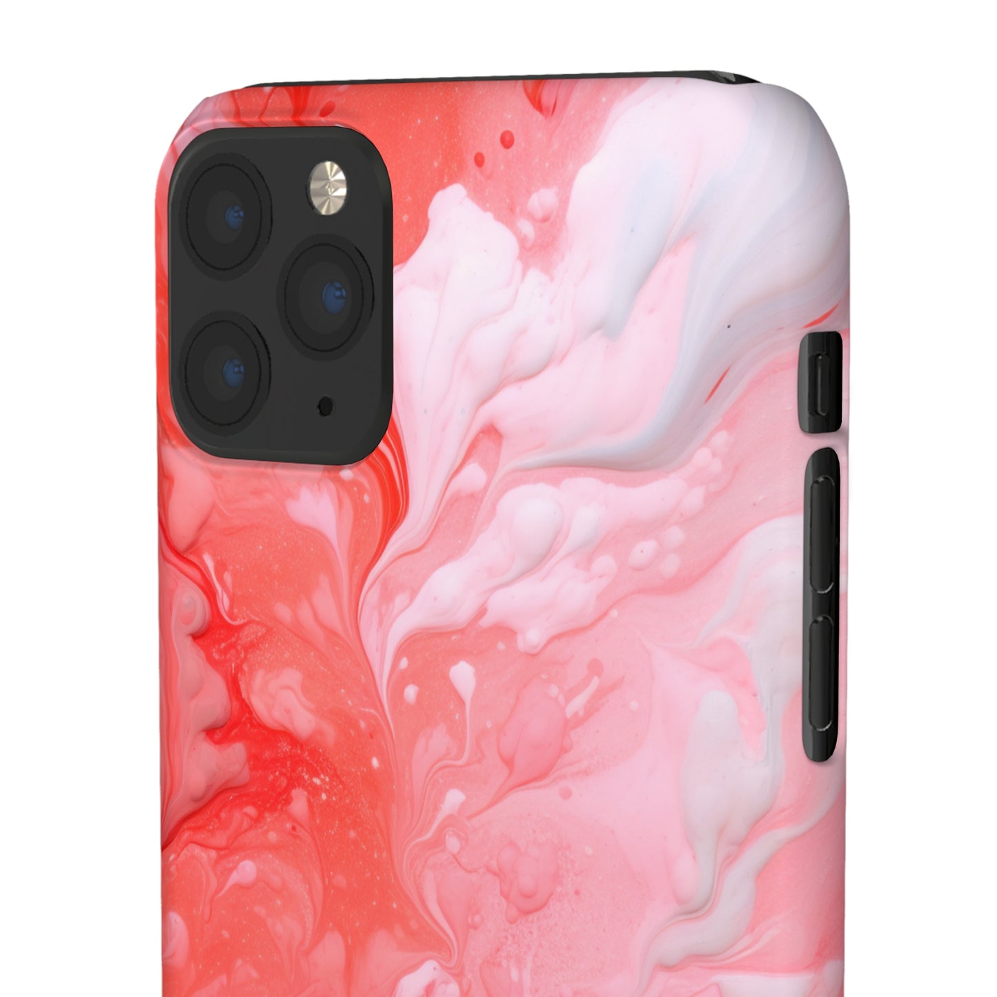 Rose Pink Marble - iPhone Snap Case