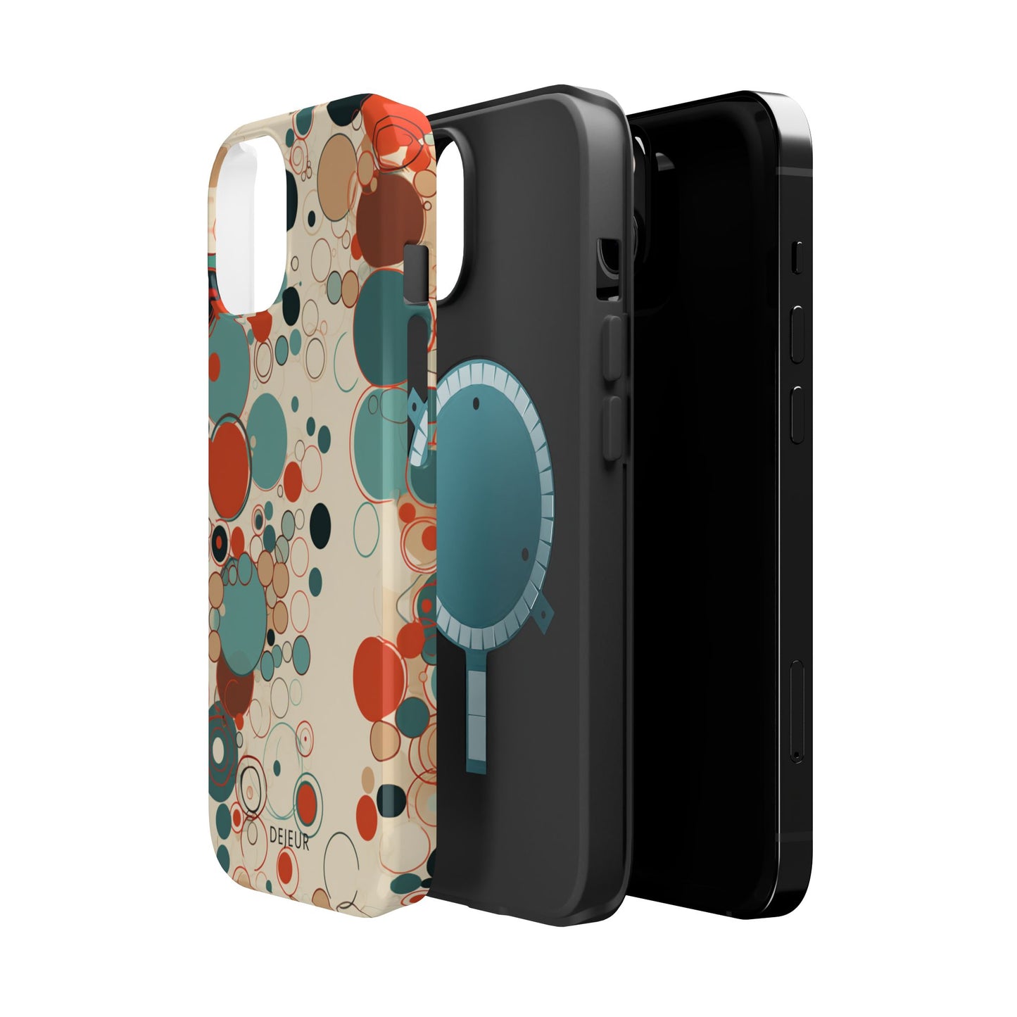 Pastel Line Circles - iPhone MagSafe Tough Case