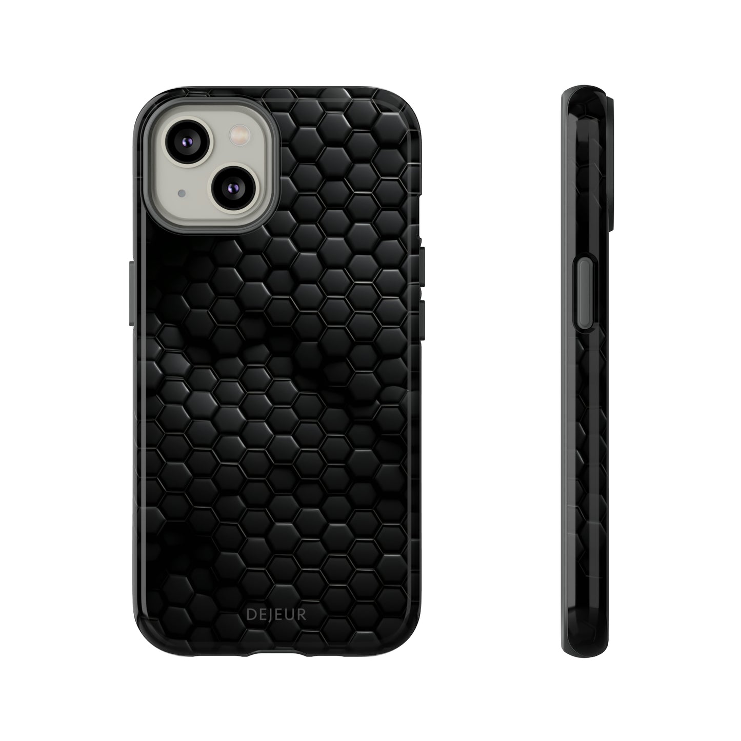 Black Carbon Matrix - iPhone Tough Case