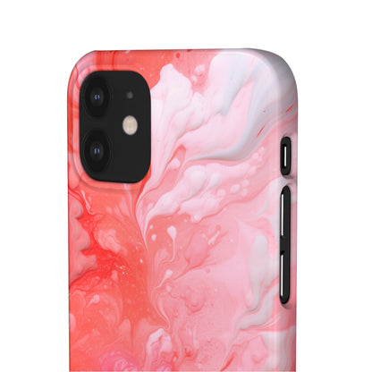 Rose Pink Marble - iPhone Snap Case