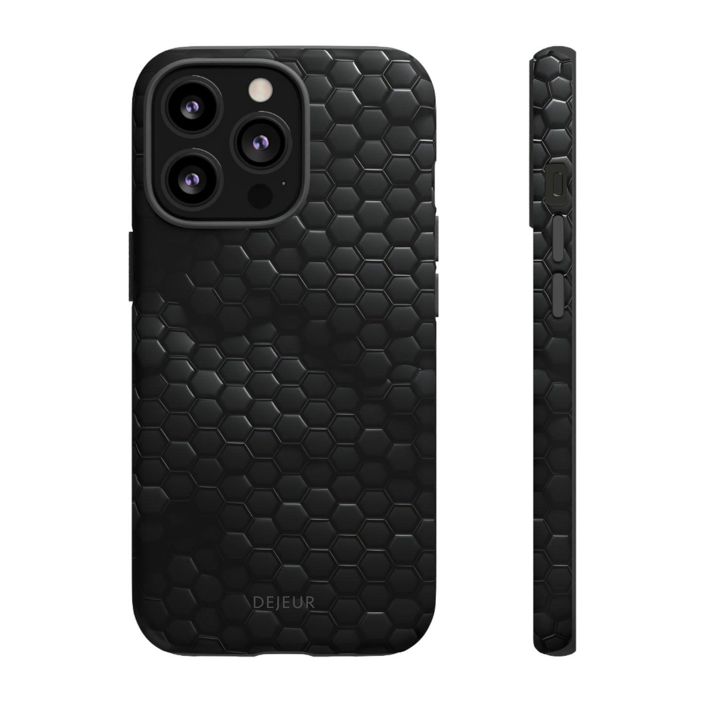 Black Carbon Matrix - iPhone Tough Case