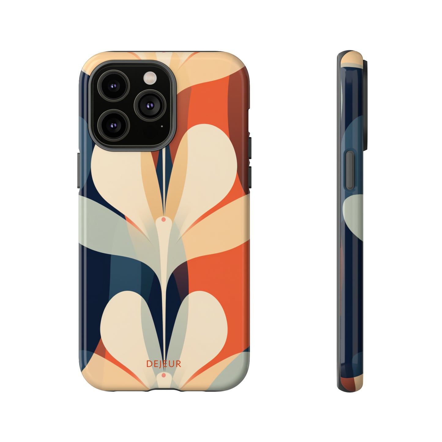 Floral Pattern Symmetrical - iPhone Tough Case