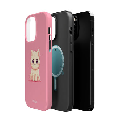 Candy Floss Kitty - iPhone MagSafe Tough Case