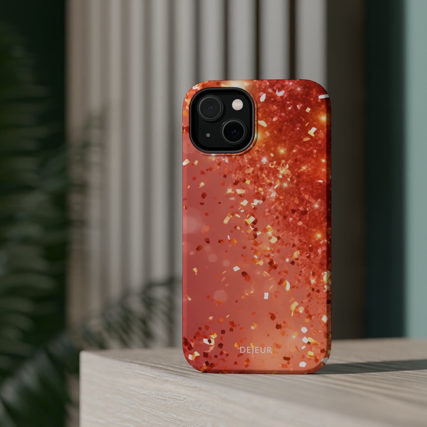 Rose Confetti Glitter - iPhone MagSafe Tough Case