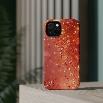 Rose Confetti Glitter - iPhone MagSafe Tough Case