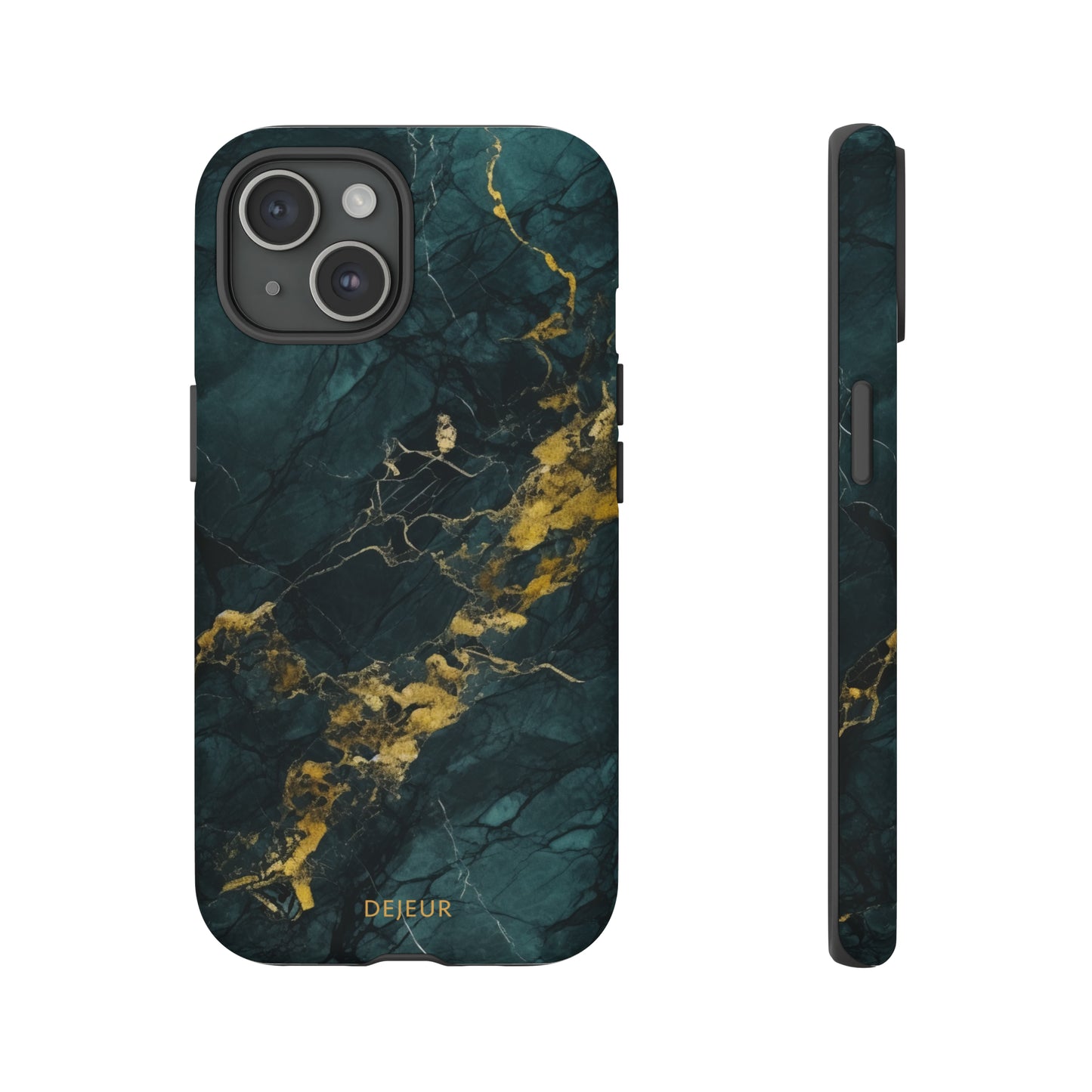 Gold Shadow Marble - iPhone Tough Case