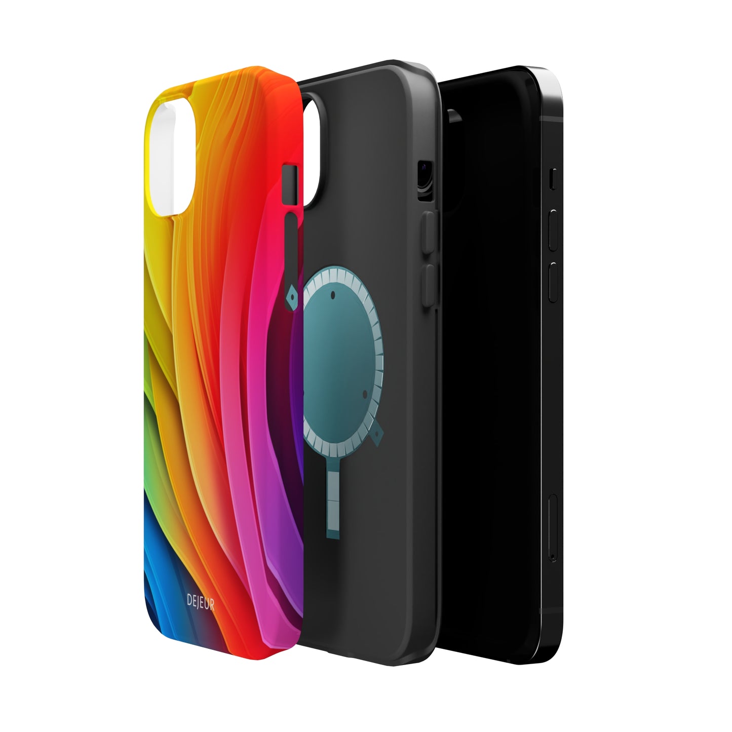 Rainbow Layers - iPhone MagSafe Tough Case