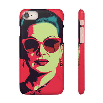 Umm Kulthum Red - iPhone Snap Case