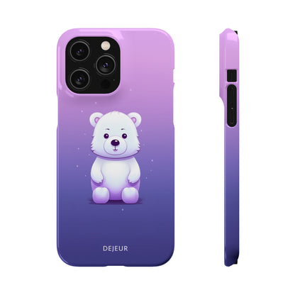 Violet Bear - iPhone Snap Case