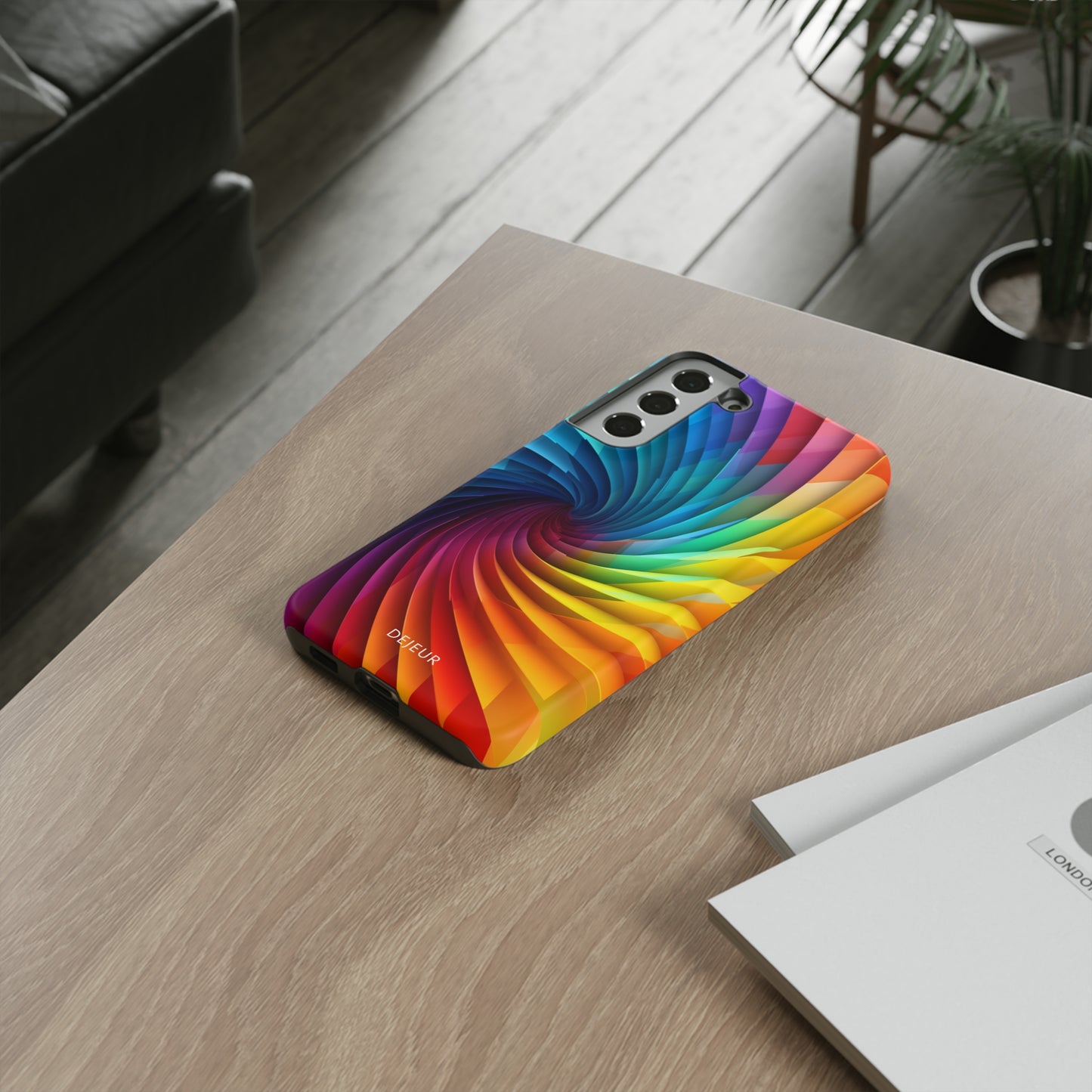 Rainbow Spiral - Samsung Galaxy Tough Case