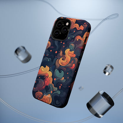 Fox Tail Swirls - iPhone MagSafe Tough Case