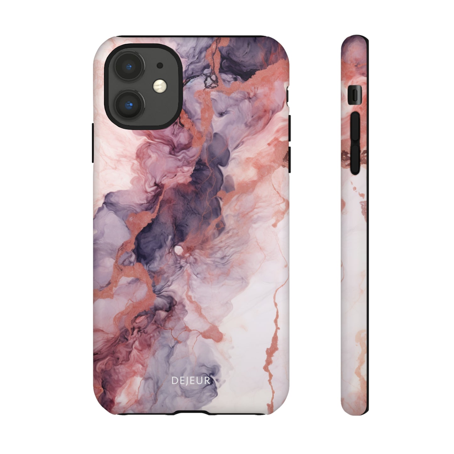 Royal Purple Marble - iPhone Tough Case