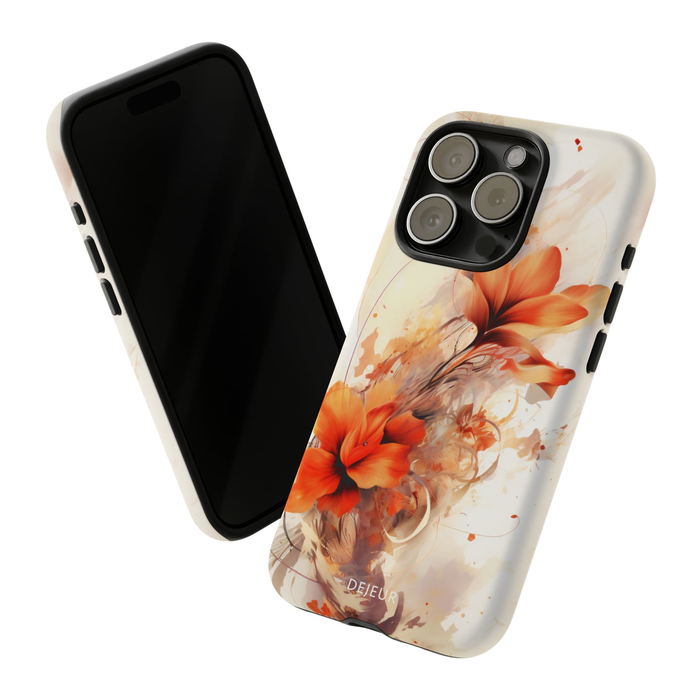 Classic Floral Beige - iPhone Tough Case