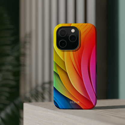 Rainbow Layers - iPhone MagSafe Tough Case