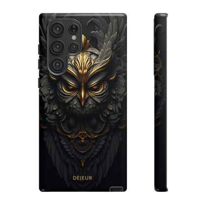 Golden Dark Owl - Samsung Galaxy Tough Case