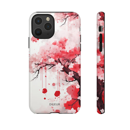 Cherry Blossom Painting - iPhone Tough Case