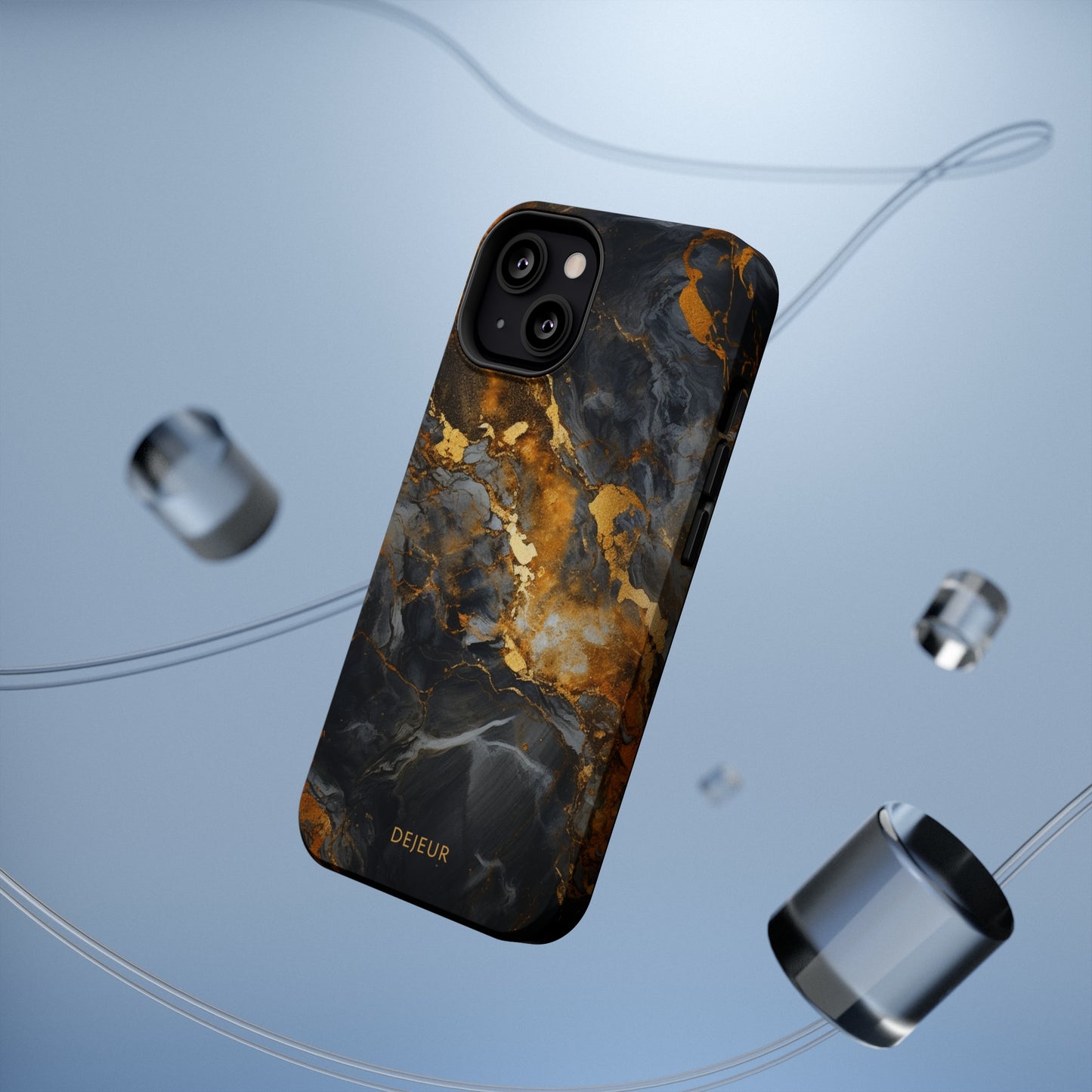 Platinum Gold Marble - iPhone MagSafe Tough Case