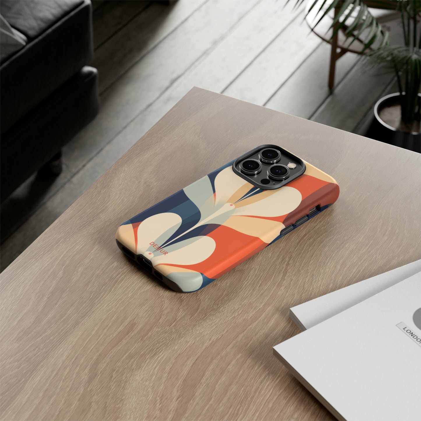 Floral Pattern Symmetrical - iPhone Tough Case