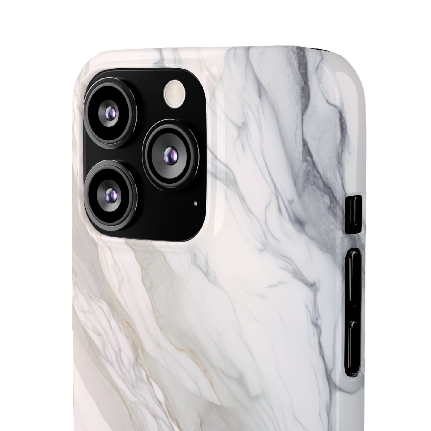 Light Cloud Marble - iPhone Snap Case