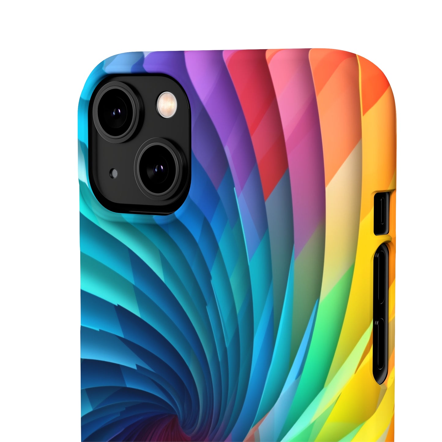 Rainbow Spiral - iPhone Snap Case