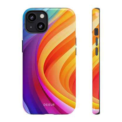 Rainbow Waves - iPhone Tough Case