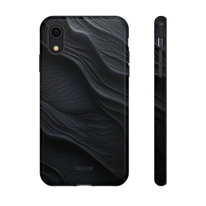 Charcoal Ripples - iPhone Tough Case