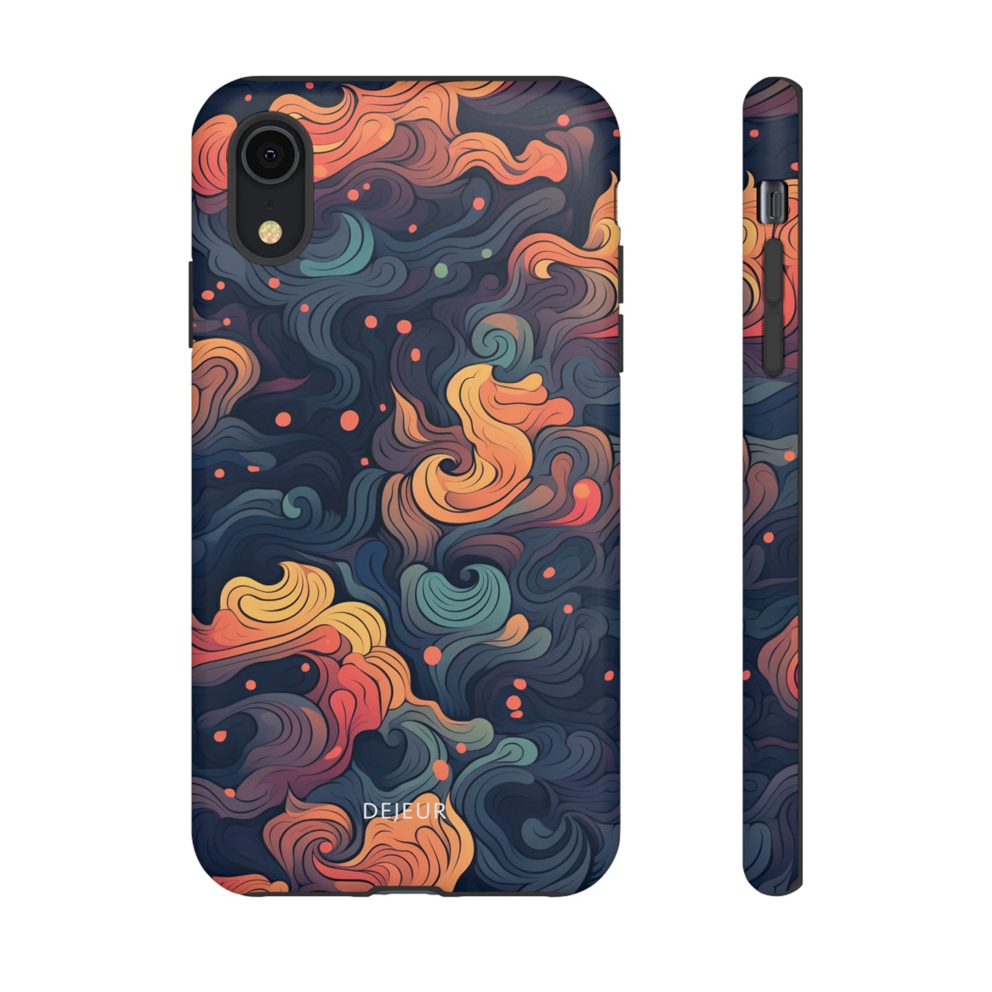 Fox Tail Swirls - iPhone Tough Case