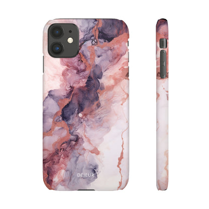 Royal Purple Marble - iPhone Snap Case