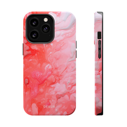 Rose Pink Marble - iPhone MagSafe Tough Case