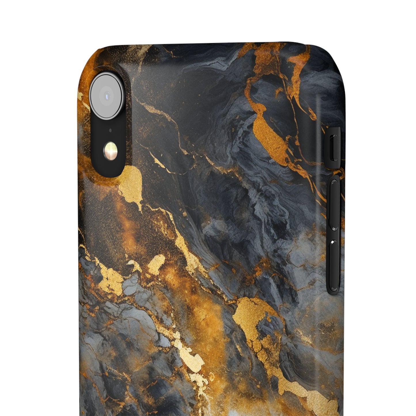 Platinum Gold Marble - iPhone Snap Case