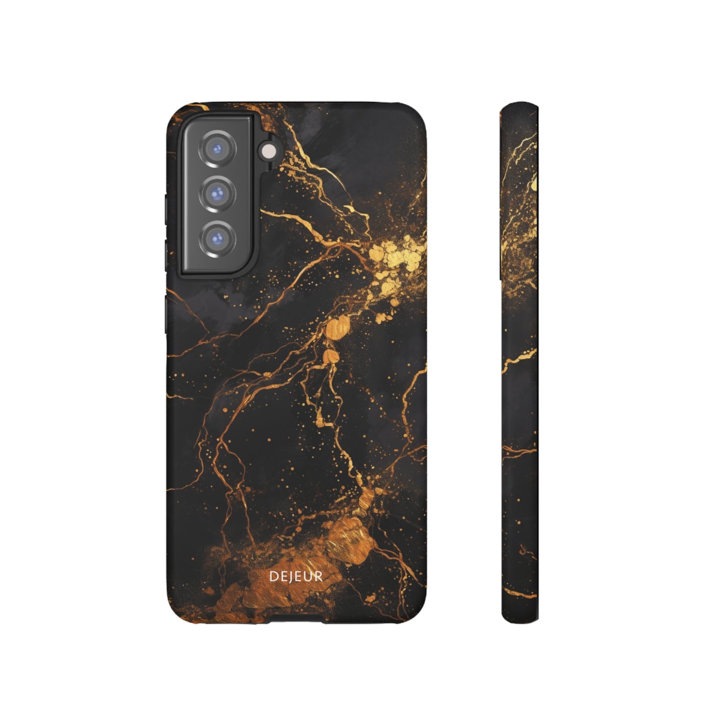 Dark Gold Amber Marble - Samsung Galaxy Tough Case