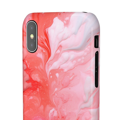 Rose Pink Marble - iPhone Snap Case