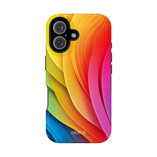 Rainbow Layers - iPhone MagSafe Tough Case