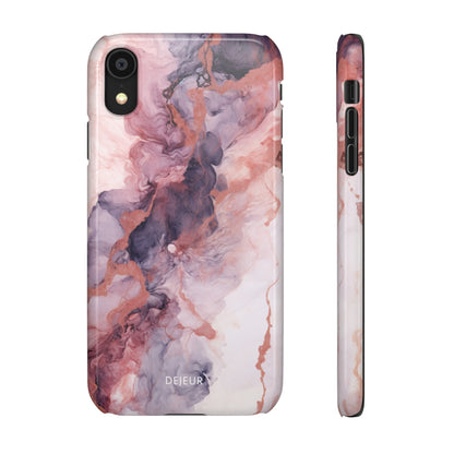 Royal Purple Marble - iPhone Snap Case