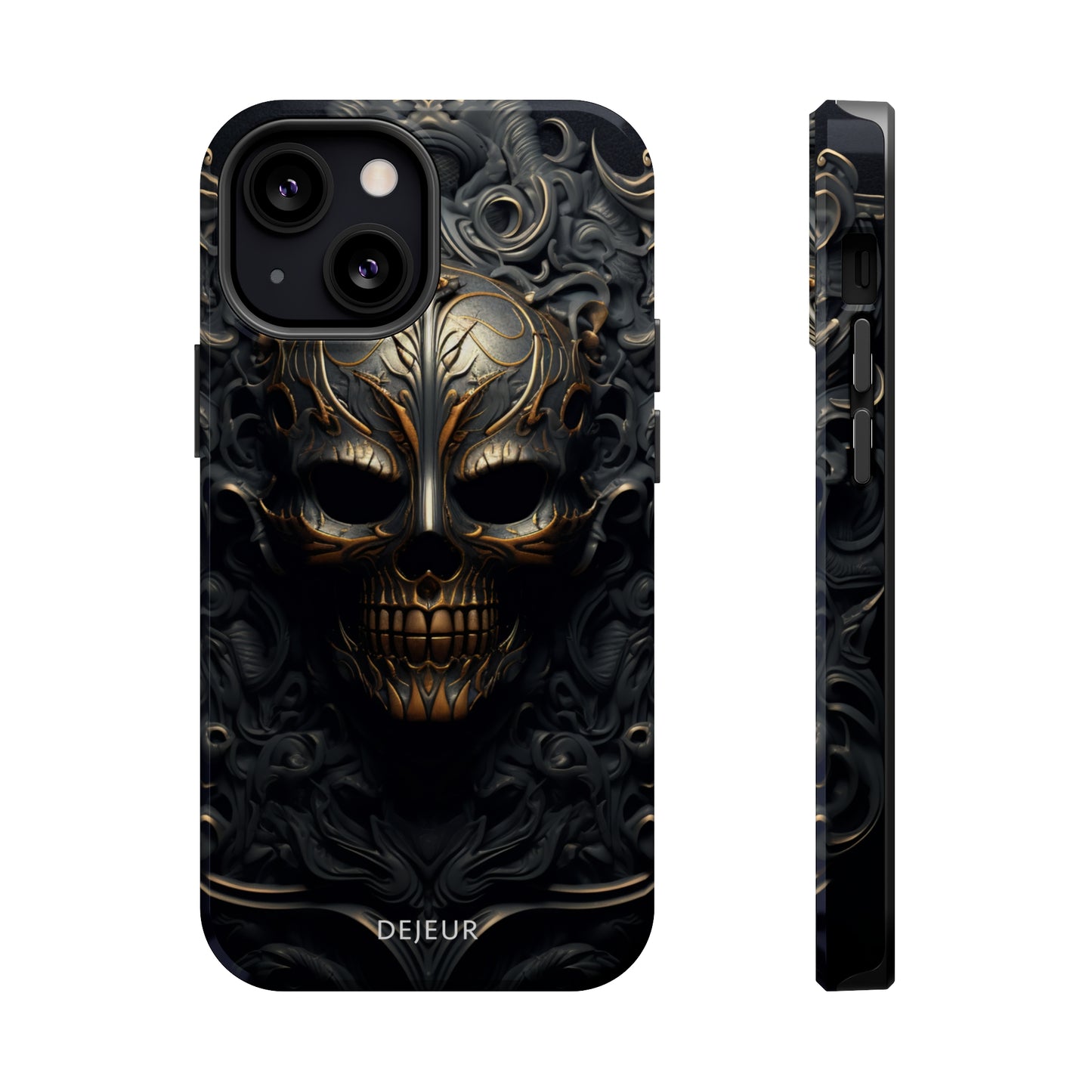 Dark Bronze Skull - iPhone MagSafe Tough Case