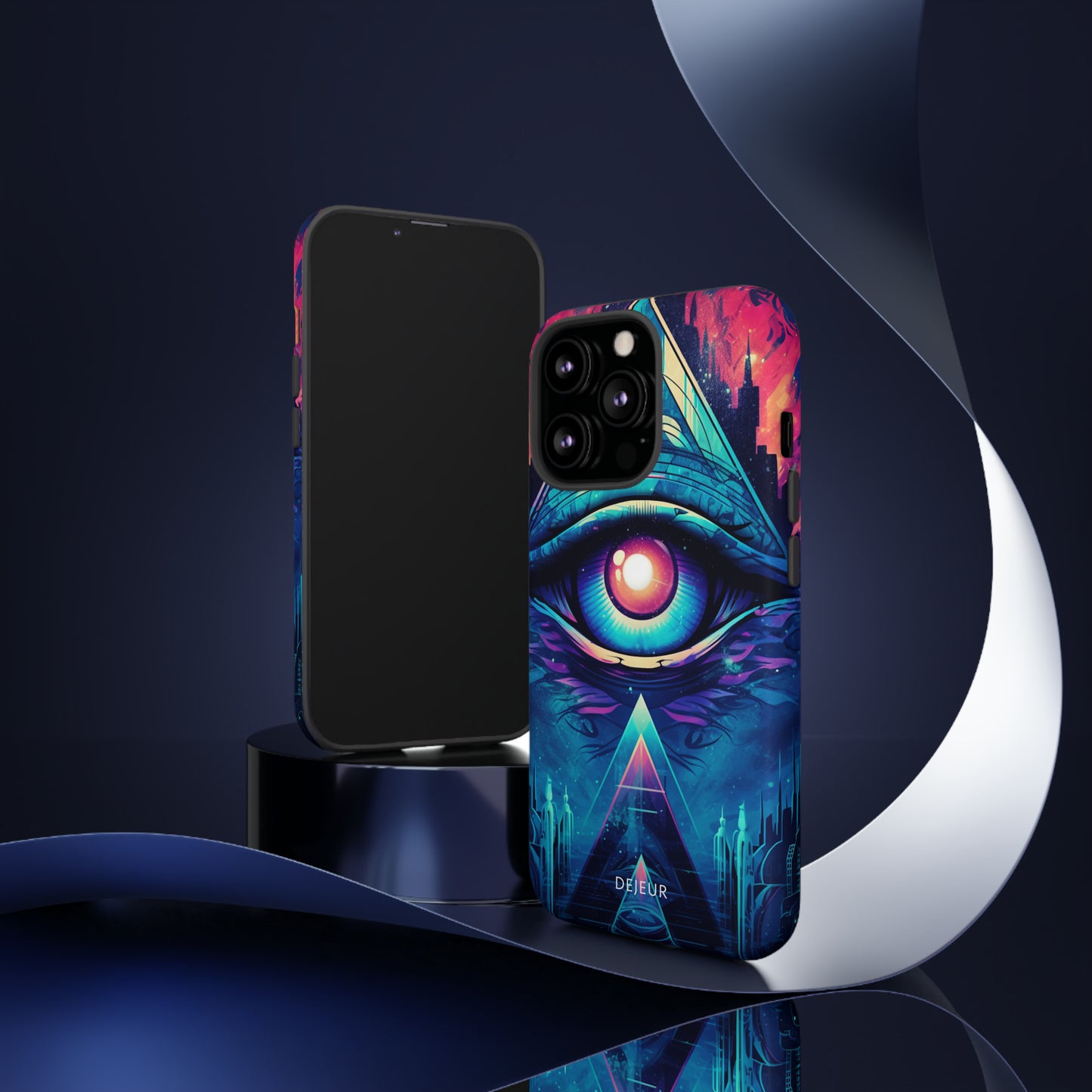 Cyberpunk 3rd Eye - iPhone Tough Case