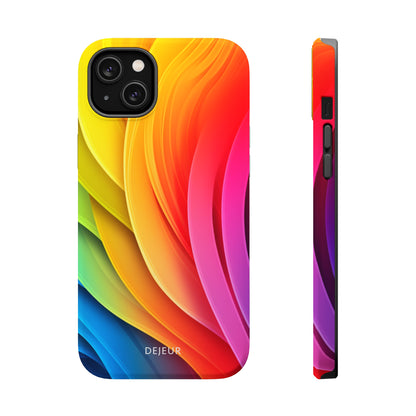 Rainbow Layers - iPhone MagSafe Tough Case