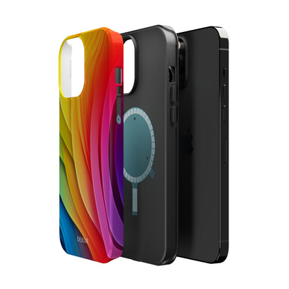 Rainbow Layers - iPhone MagSafe Tough Case