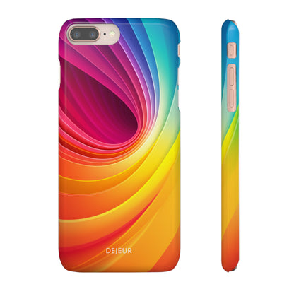 Rainbow Swirl - iPhone Snap Case