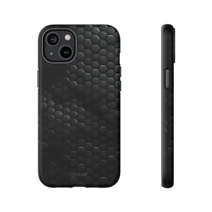 Black Carbon Matrix - iPhone Tough Case