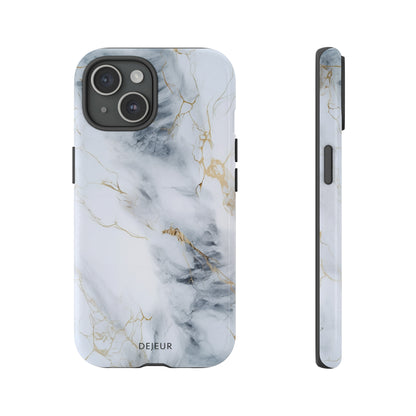 White Gold Marble - iPhone Tough Case