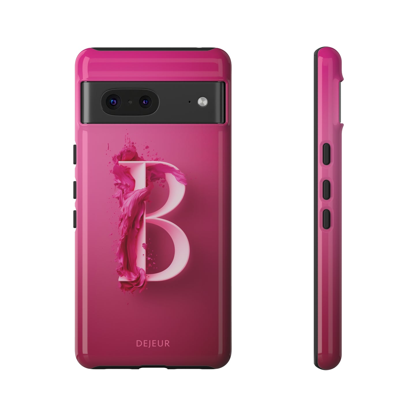 B Hot Pink Splash - Google Pixel Tough Case