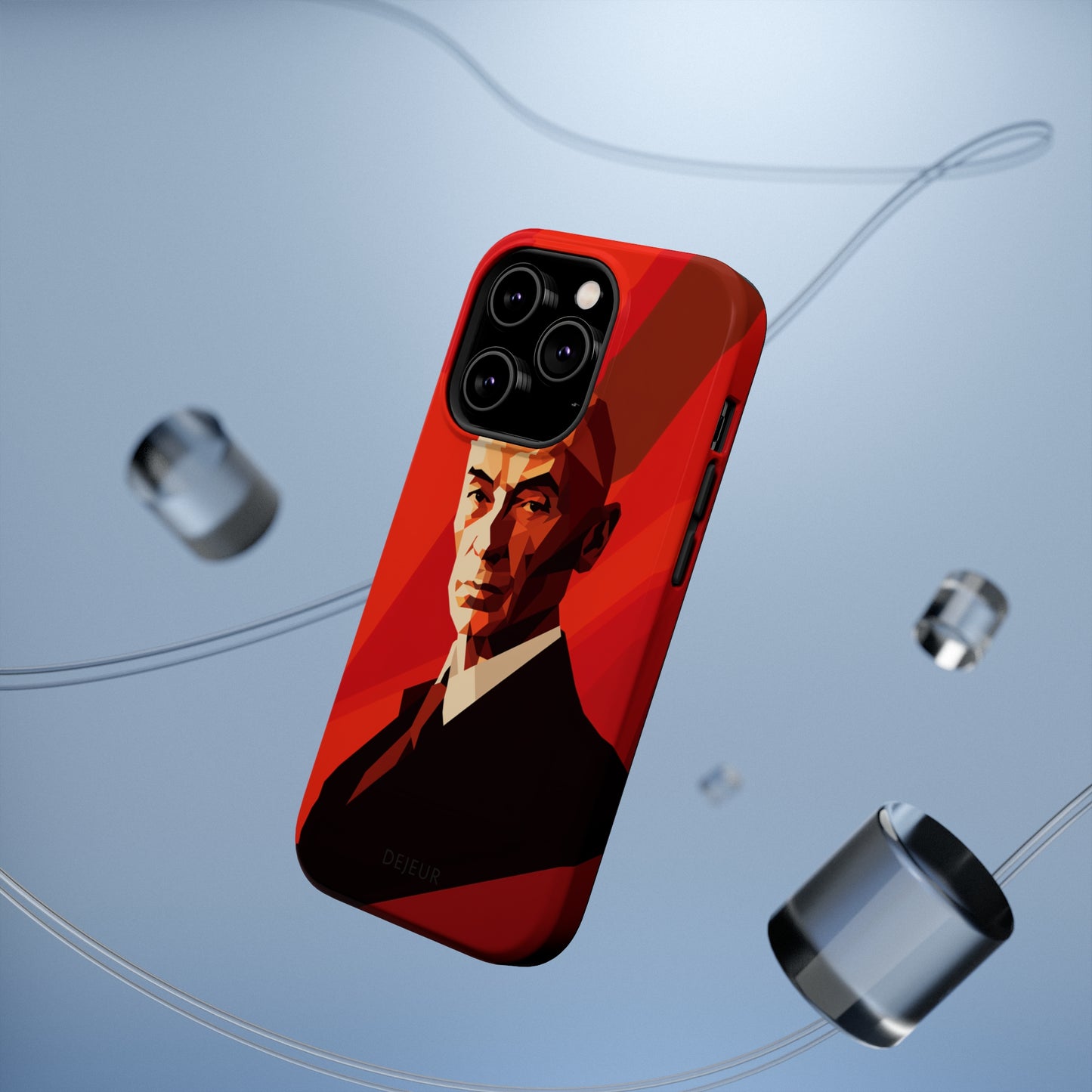 Oppenheimer Minimalist Portrait - iPhone MagSafe Tough Case