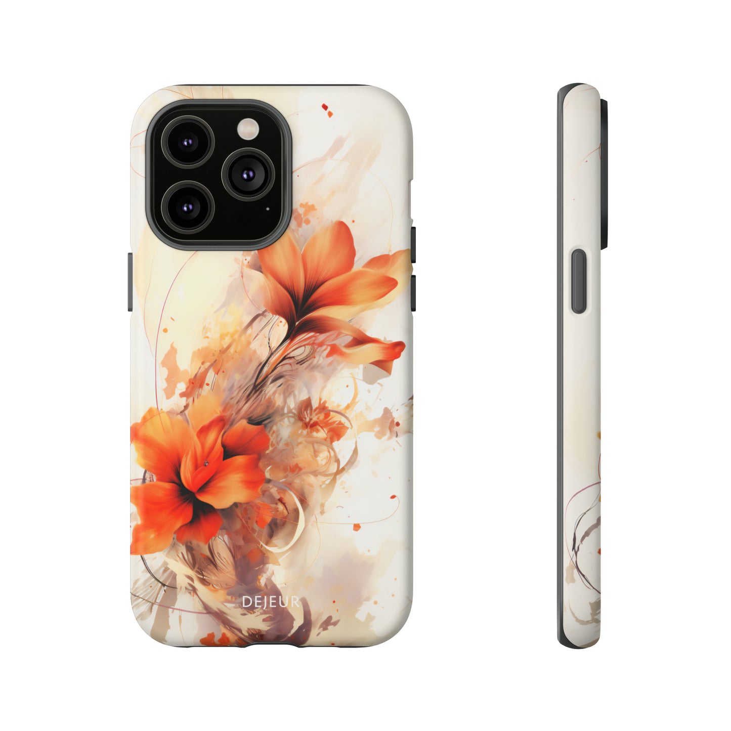 Classic Floral Beige - iPhone Tough Case