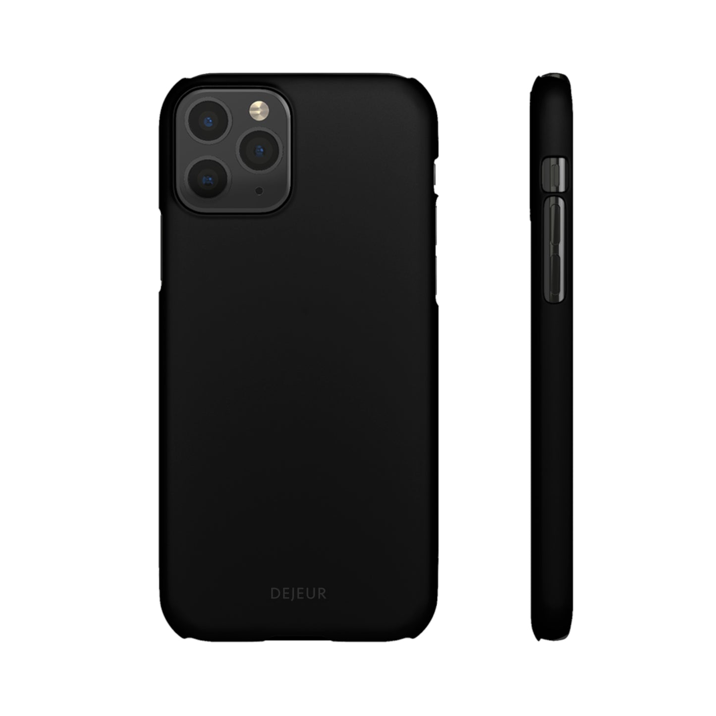 Pure Black - iPhone Snap Case