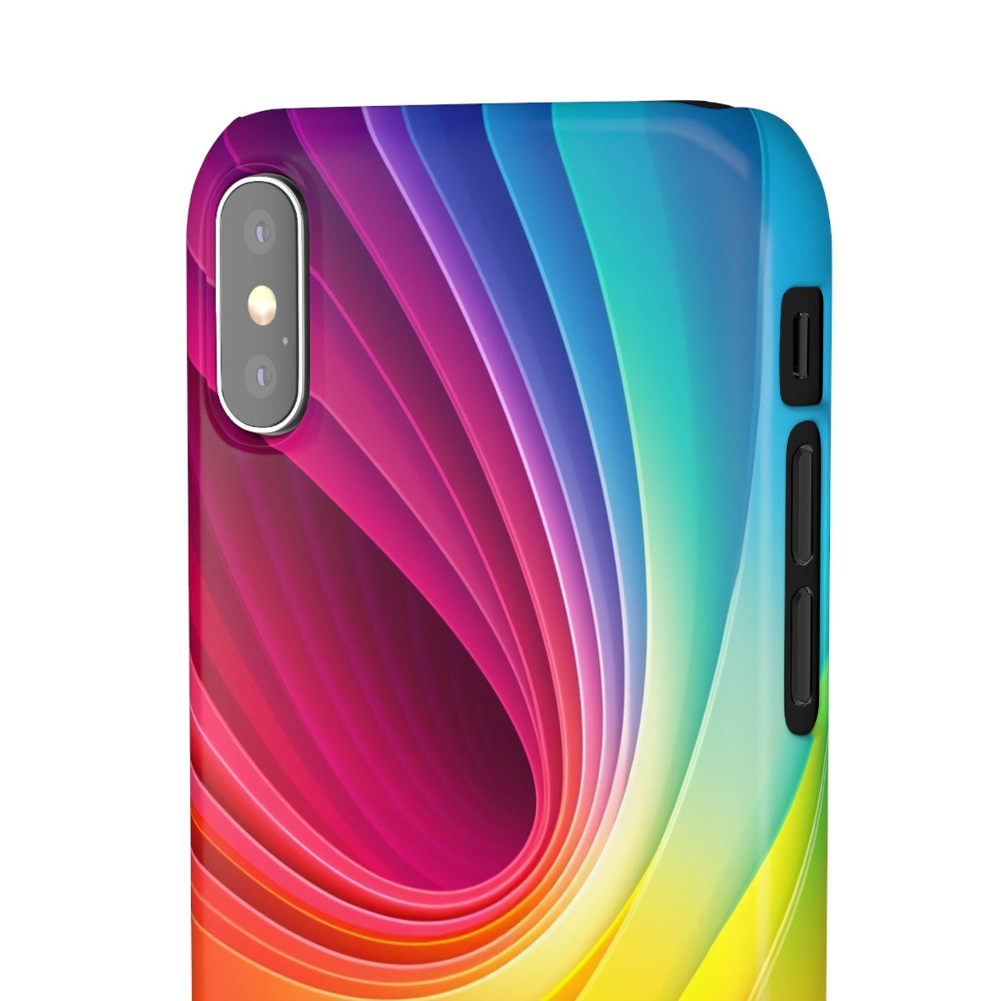 Rainbow Swirl - iPhone Snap Case