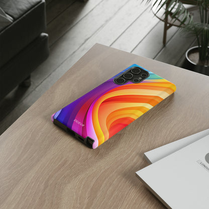 Rainbow Waves - Samsung Galaxy Tough Case