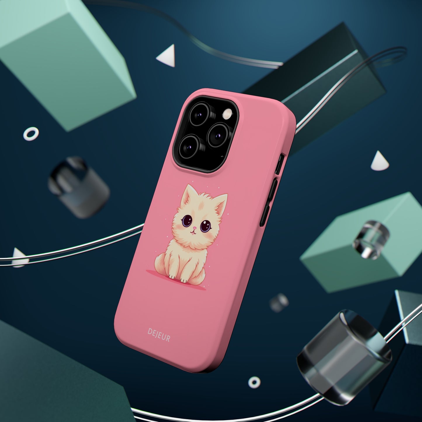 Candy Floss Kitty - iPhone MagSafe Tough Case