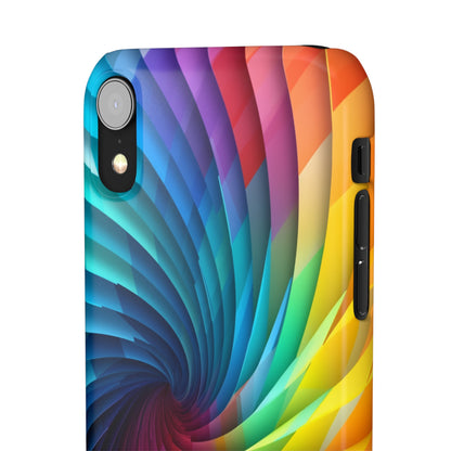 Rainbow Spiral - iPhone Snap Case