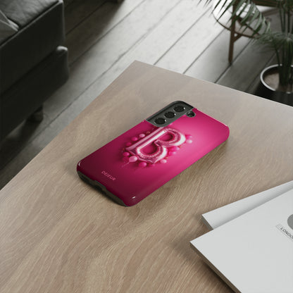 B Magenta Pink Balloons - Samsung Galaxy Tough Case